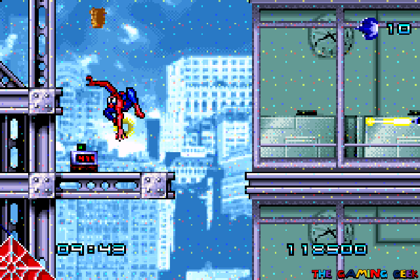 Spider-Man gba - bombs