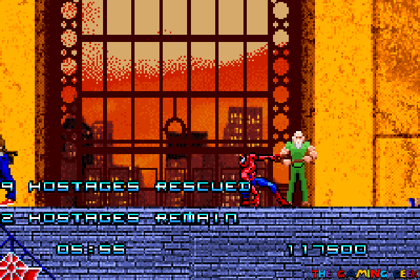 Spider-Man GBA - Rescuing hostages