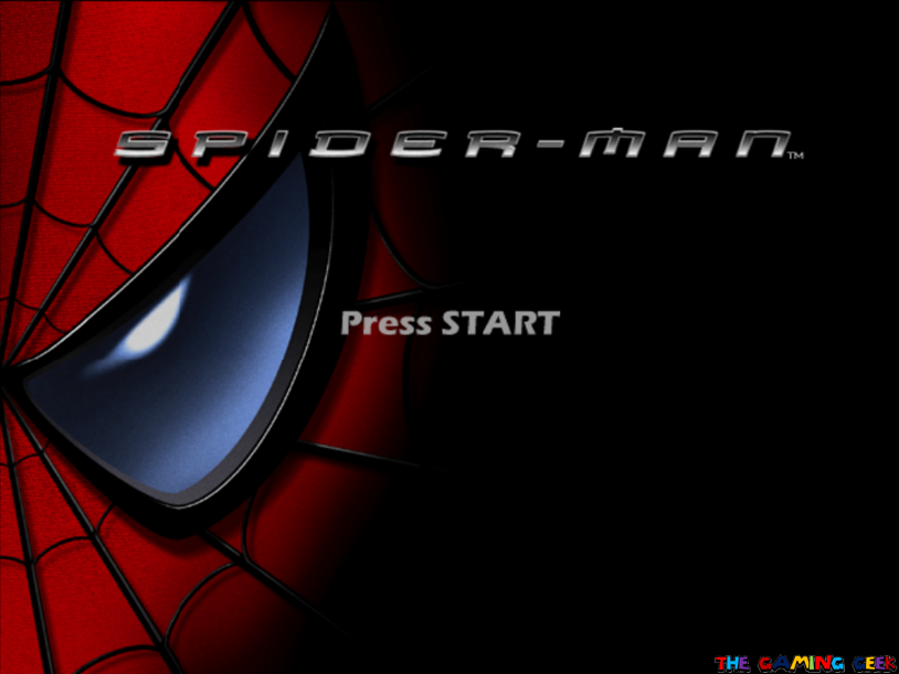 spider-man ps2 - title screen