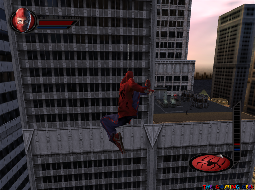 spider-man ps2 - web swinging