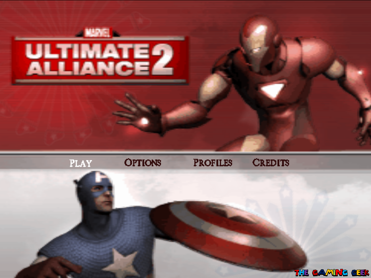 ultimate alliance 2 - title screen