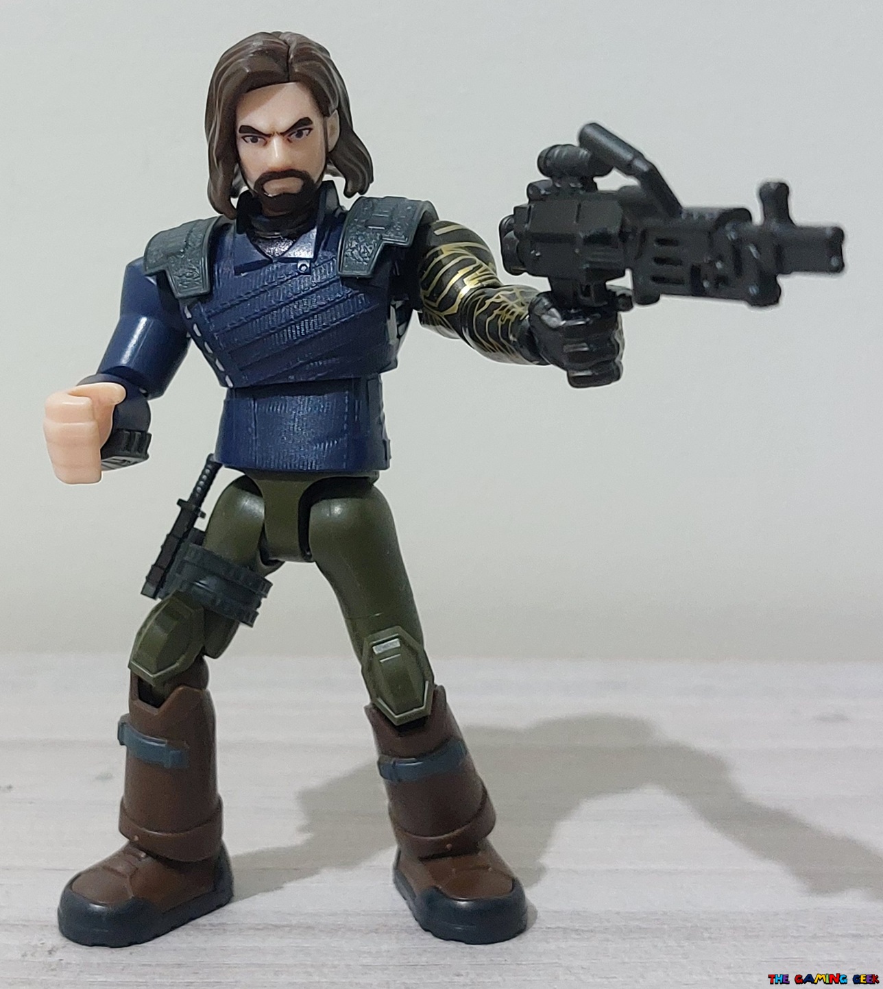 Blokees Bucky Barnes posing