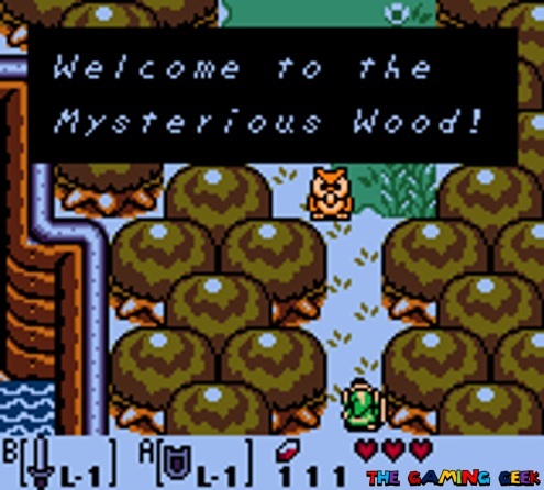 link's awakening dx - mysterious wood
