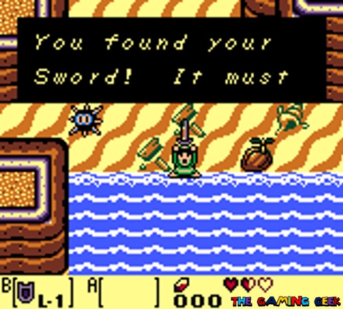 link's awakening dx - sword