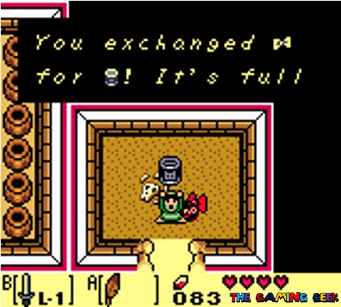 link's awakening dx - trading game
